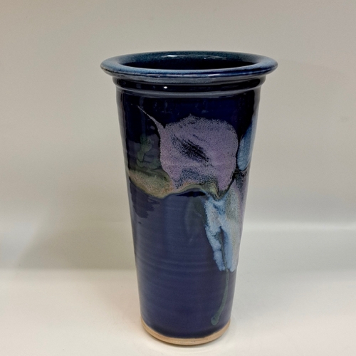 Click to view detail for #221291 Vase Cobalt Blue 10x5.5 $24